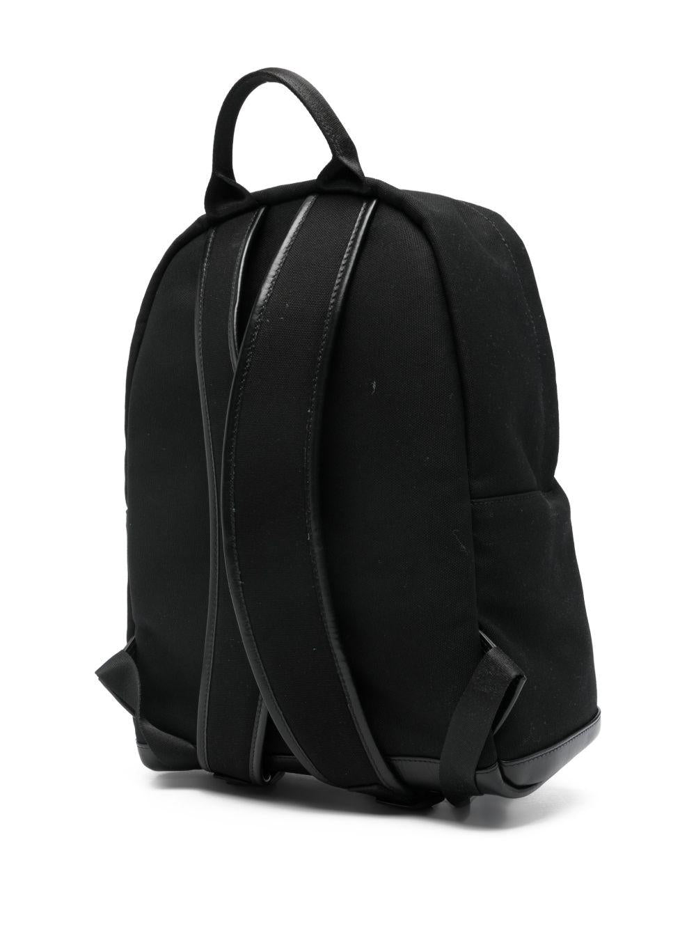 Zaino per bambino Balmain Kids nero con logo sul davanti - Rubino Kids