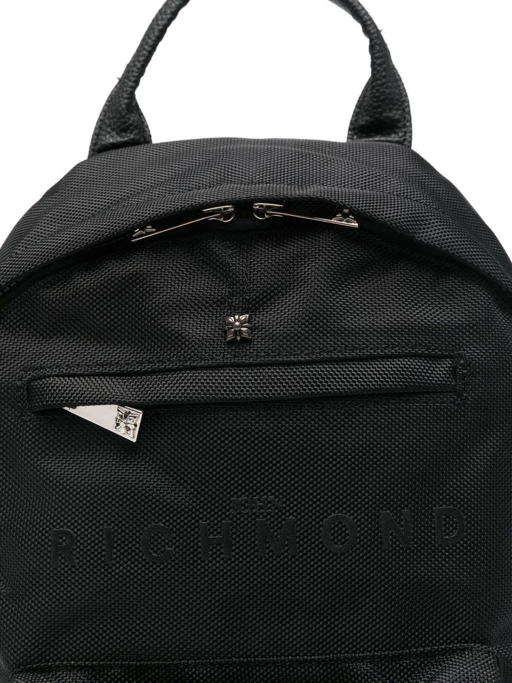 Zaino per bambino John Richmond Junior nero con applicazione - Rubino Kids