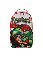 Zaino per bambino Sprayground Kid bianco con stampa Tartaruga Ninja Raffaello - Rubino Kids