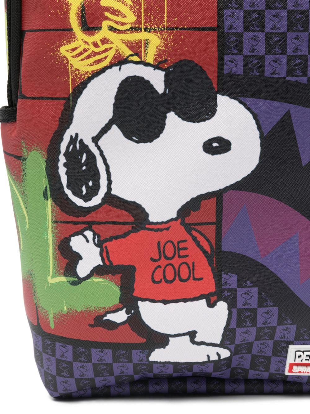 Zaino per bambino Sprayground kid x Peanuts a quadri - Rubino Kids