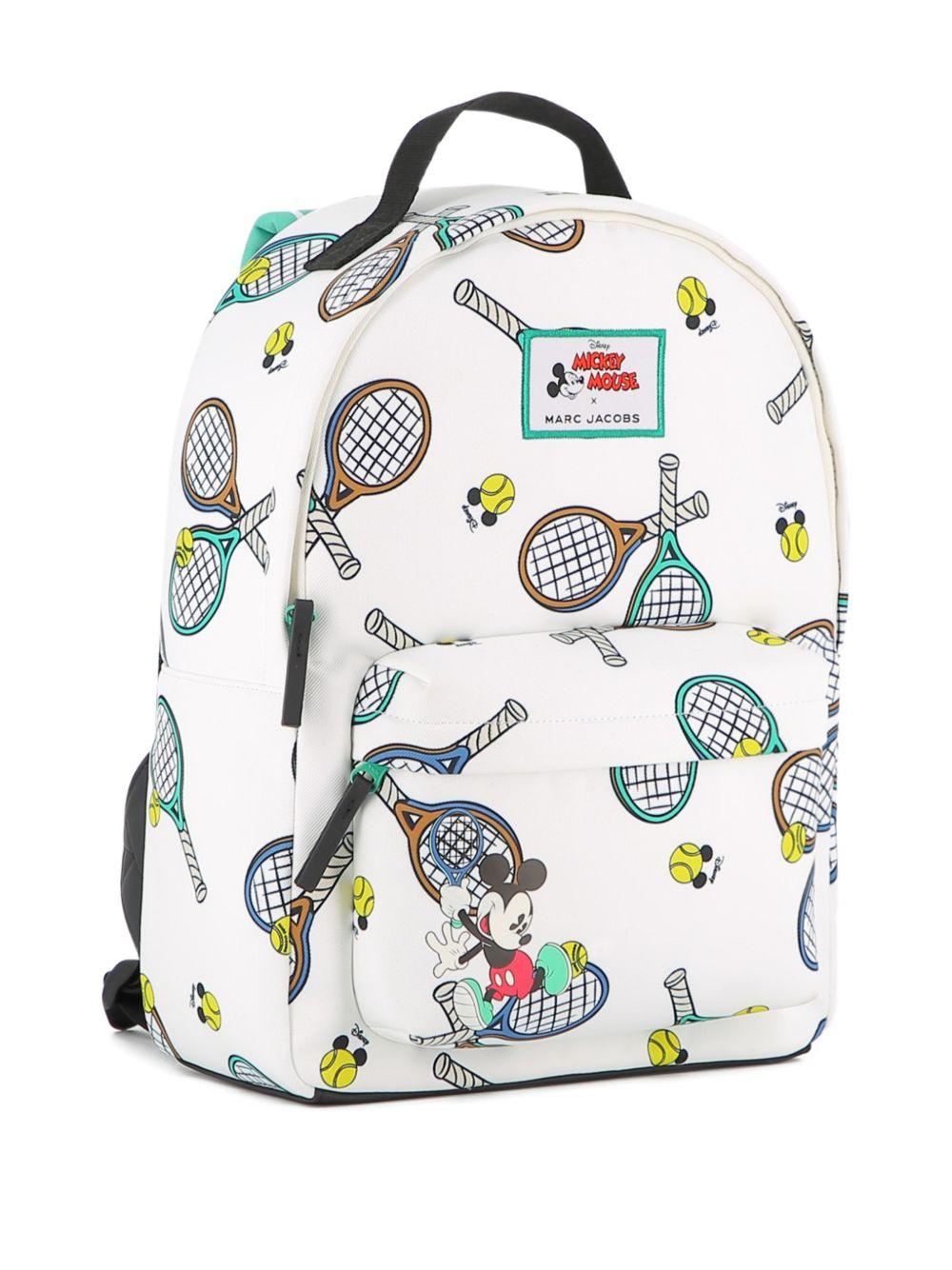 Zaino per bambino The Marc Jacobs Kids x Mickey Mouse multicolore con stampa racchette da tennis - Rubino Kids