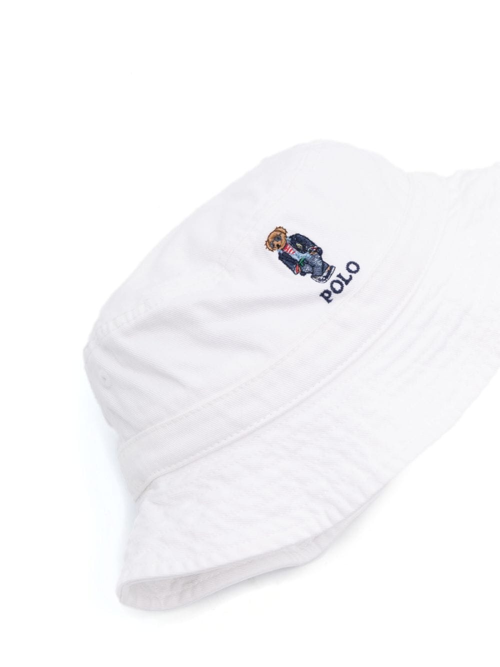 Cappello bucket con ricamo Polo-Bear - Rubino Kids
