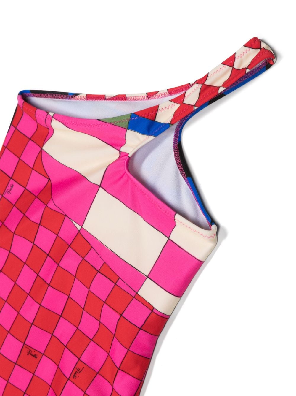 Costume da bagno con stampa geometrica - Rubino Kids