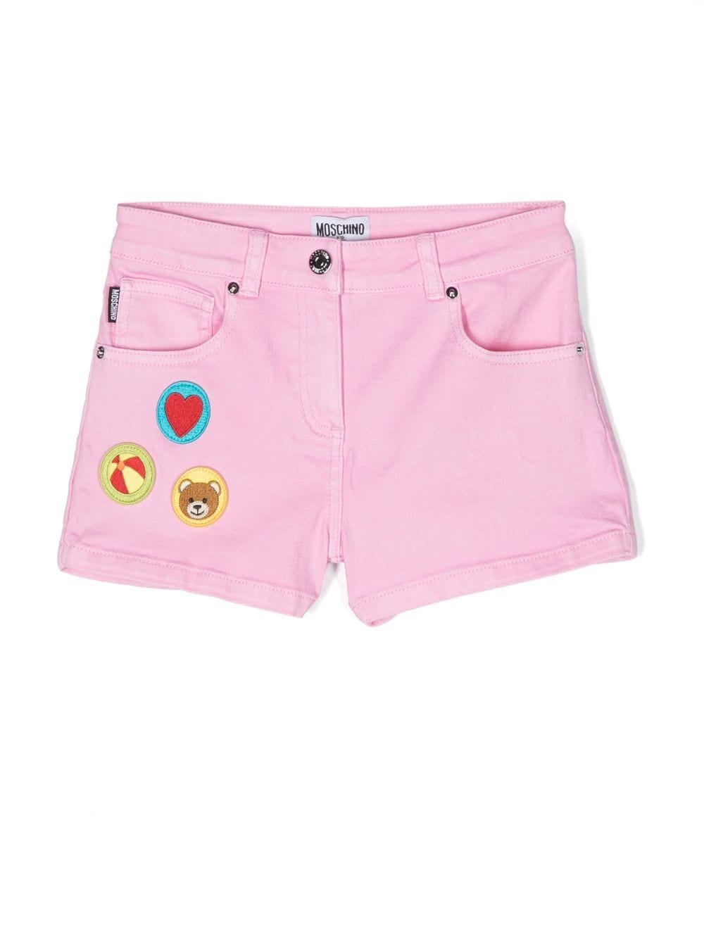 Shorts con applicazione - Rubino Kids