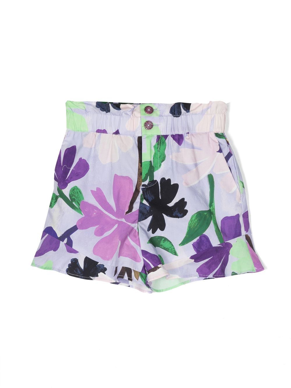 Shorts con stampa floreale - Rubino Kids