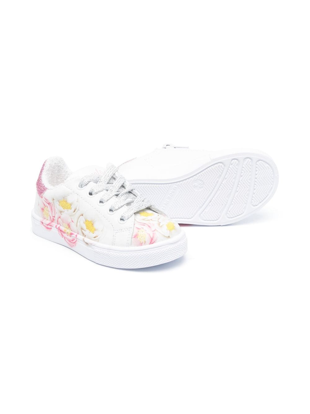 Sneakers a fiori - Rubino Kids