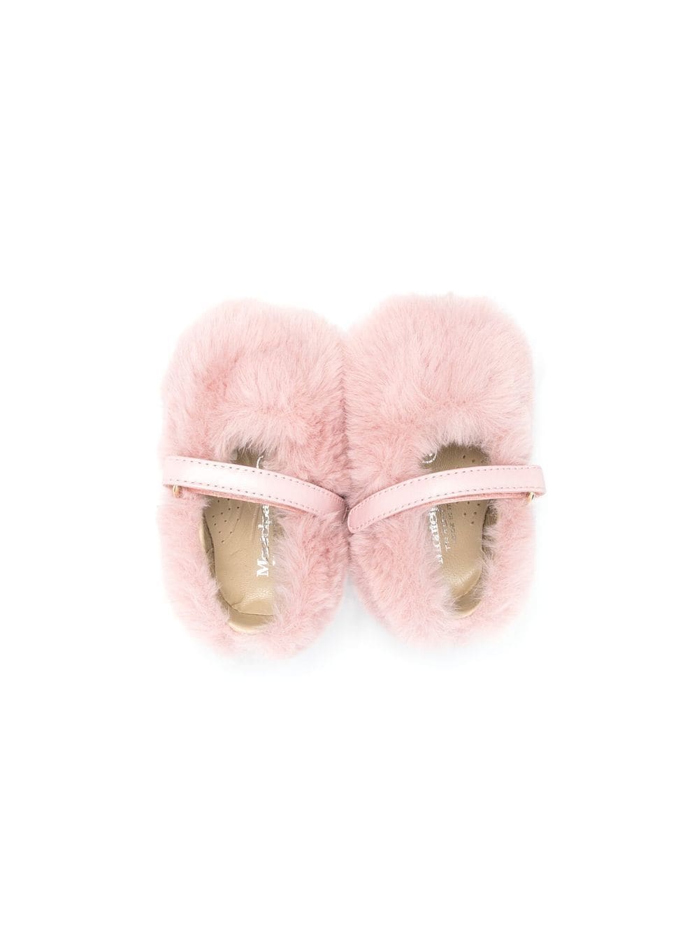 Sneakers per neonato rosa in finta pelliccia - Rubino Kids