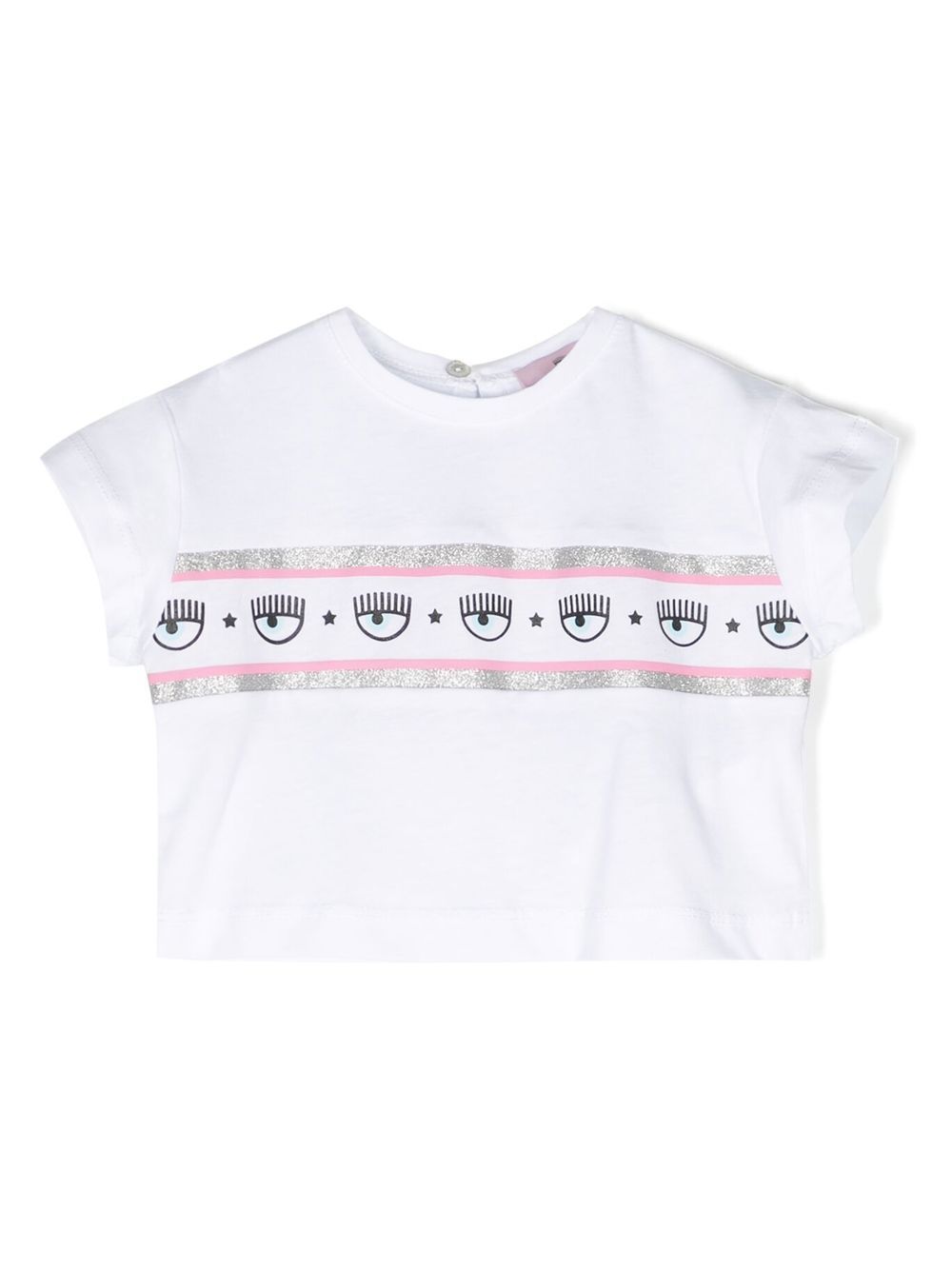 T-shirt con fascia logata - Rubino Kids