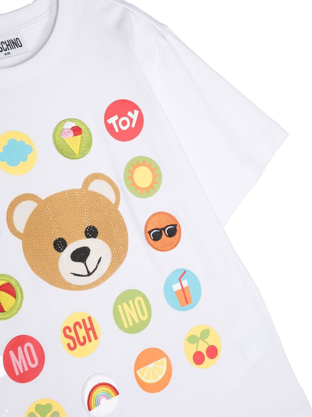 T-shirt con motivo Teddy Bear - Rubino Kids