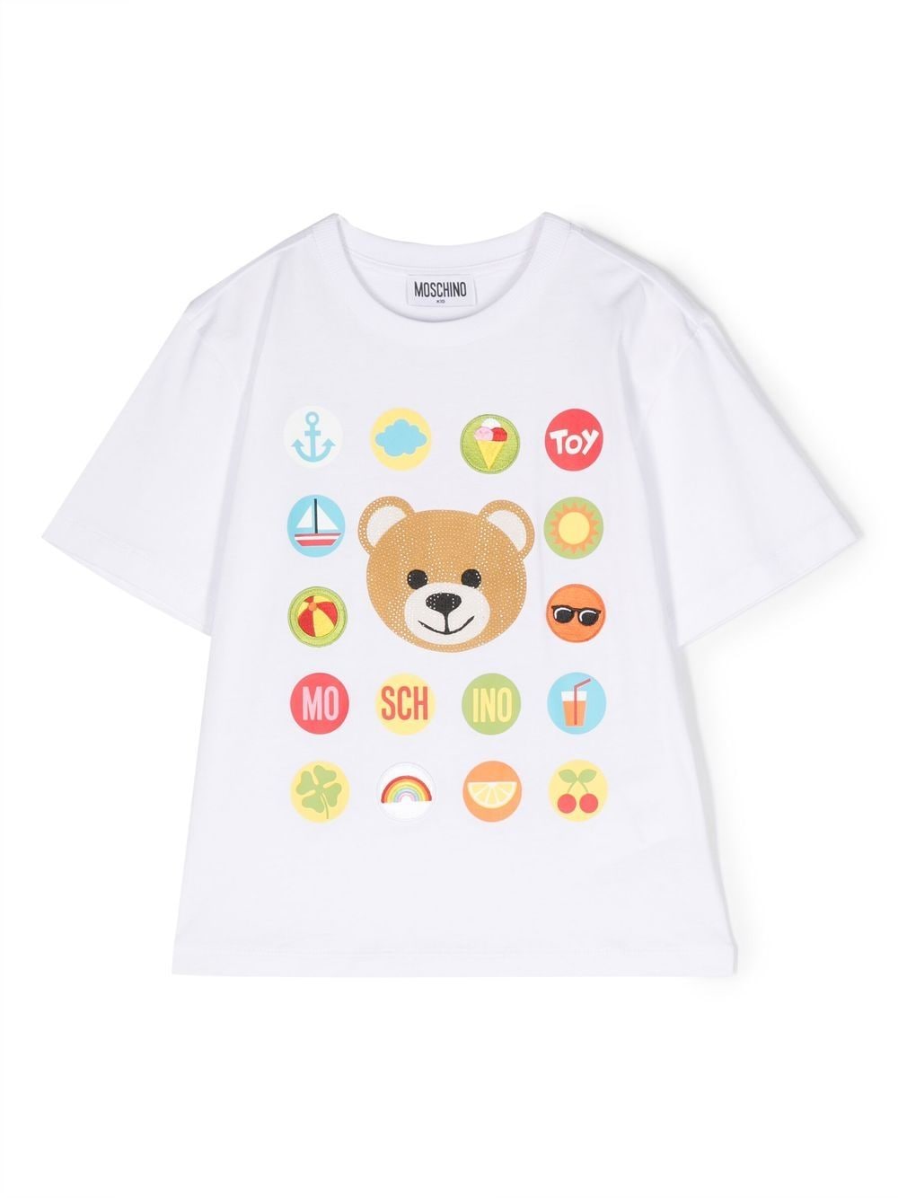 T-shirt con motivo Teddy Bear - Rubino Kids